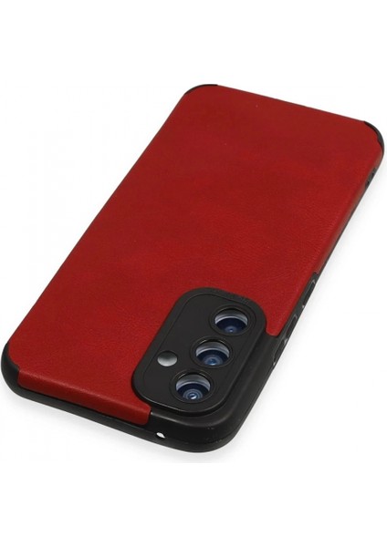 Samsung Galaxy A54 5g Kılıf Loop Deri Silikon - Kırmızı modelleri