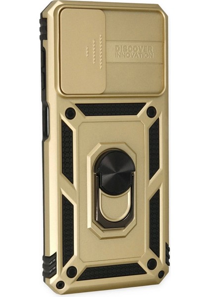 Samsung Galaxy A23 4g Kılıf Pars Lens Yüzüklü Silikon - Gold fiyatları