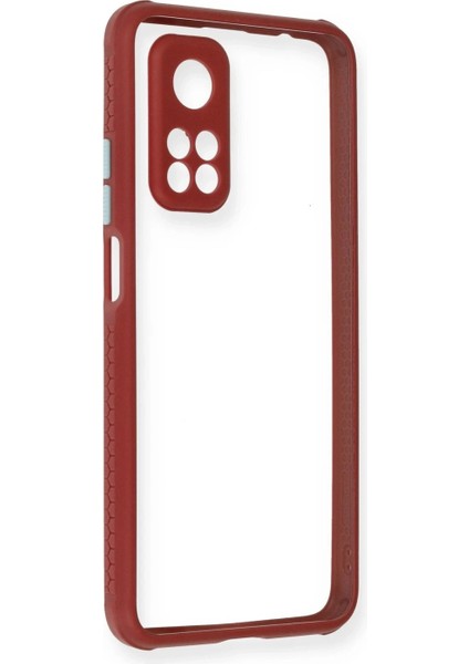 Xiaomi Mi 10T Pro Kılıf Miami Şeffaf Silikon - Fuşya