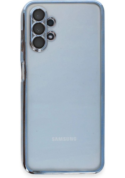 Samsung Galaxy A13 4g Kılıf Lensli Silikon - Açık Mavi fiyatları