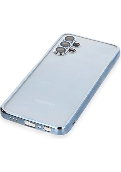 Samsung Galaxy A13 4g Kılıf Lensli Silikon - Açık Mavi fırsatları