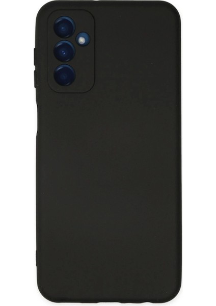 Samsung Galaxy M23 Kılıf Nano Içi Kadife Silikon - Siyah