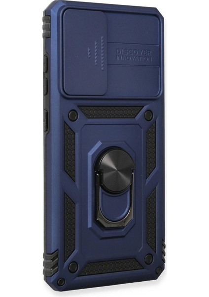 Samsung Galaxy A73 5g Kılıf Pars Lens Yüzüklü Silikon - Lacivert fiyatları