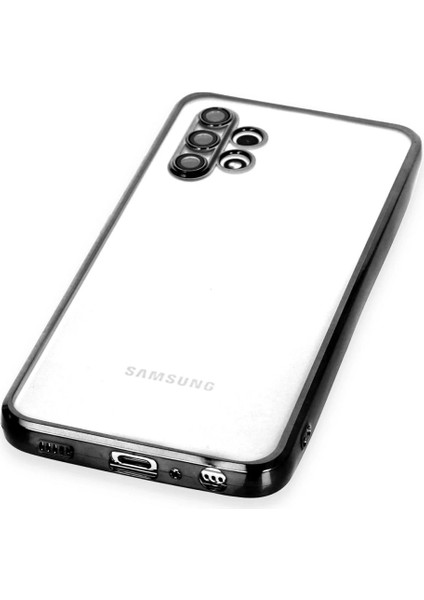 Samsung Galaxy A32 Kılıf Lensli Silikon - Siyah fırsatları