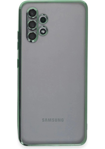 Samsung Galaxy A32 Kılıf Lensli Silikon - Yeşil fiyatları