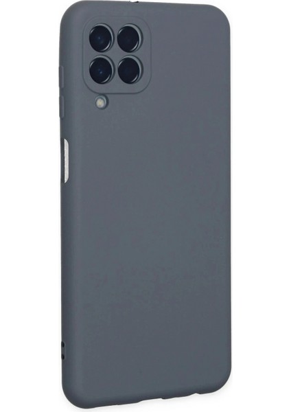 Samsung Galaxy M33 Kılıf Nano Içi Kadife Silikon - Gri modelleri