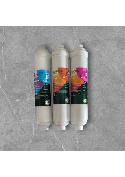 Su Arıtma Cihazı Jf 3 Lü Filtre Seti