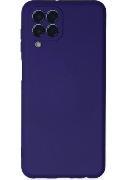 Samsung Galaxy M33 Kılıf Nano Içi Kadife Silikon - Mor
