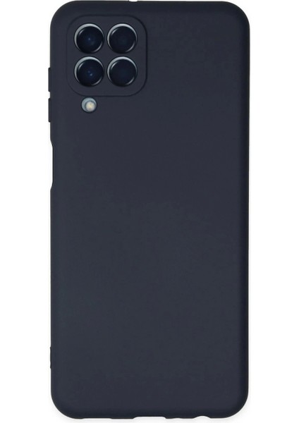 Samsung Galaxy M33 Kılıf Nano Içi Kadife Silikon - Lacivert