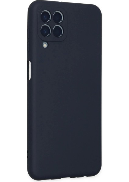 Samsung Galaxy M33 Kılıf Nano Içi Kadife Silikon - Lacivert modelleri
