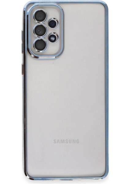 Samsung Galaxy A73 5g Kılıf Lensli Silikon - Açık Mavi fiyatları