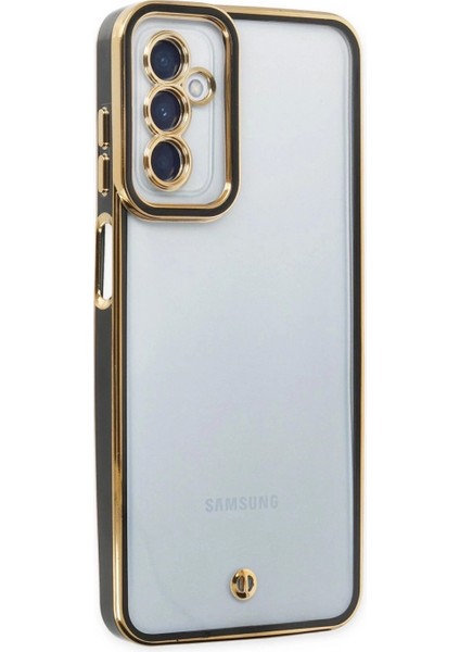 Samsung Galaxy M23 Kılıf Liva Lens Silikon - Siyah