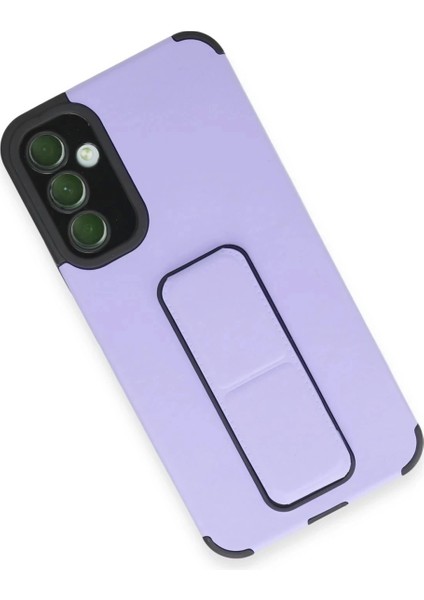Samsung Galaxy A54 5g Kılıf Mega Standlı Silikon - Lila modelleri