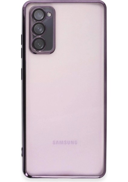 Samsung Galaxy S20 Fe Kılıf Lensli Silikon - Mor fiyatları