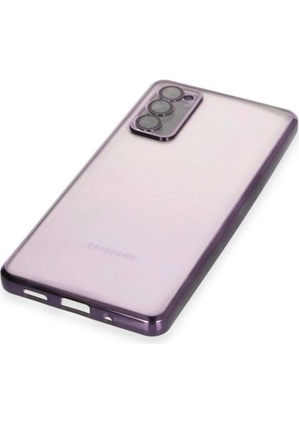 Samsung Galaxy S20 Fe Kılıf Lensli Silikon - Mor fırsatları