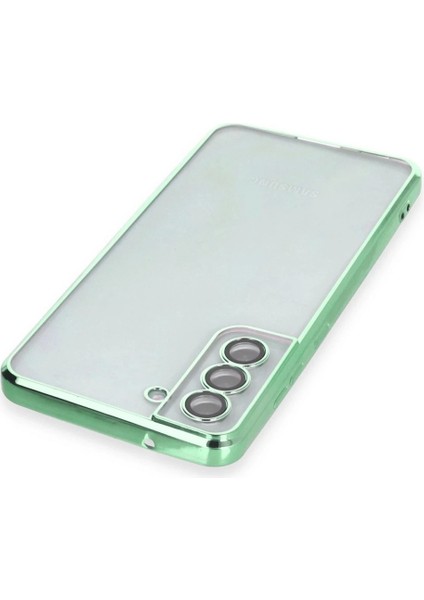 Samsung Galaxy S21 Fe Kılıf Lensli Silikon - Yeşil modelleri