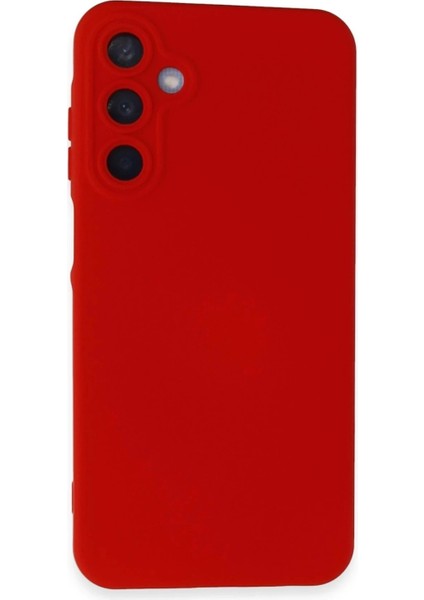 Samsung Galaxy A25 5g Kılıf Nano Içi Kadife Silikon - Kırmızı