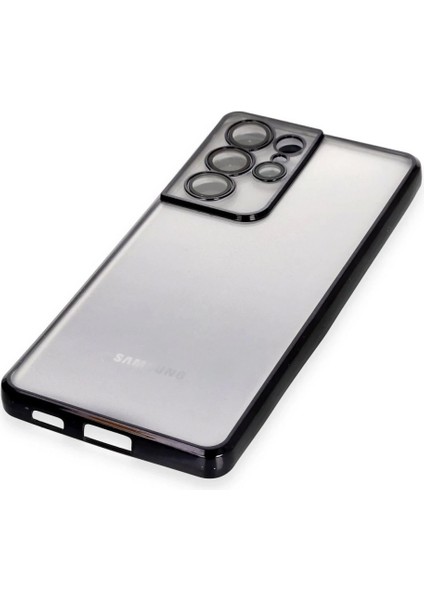 Samsung Galaxy S21 Ultra Kılıf Lensli Silikon - Siyah fırsatları