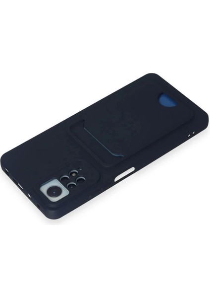 Xiaomi Redmi Note 11 Pro Kılıf Kelvin Kartvizitli Silikon - Lacivert modelleri