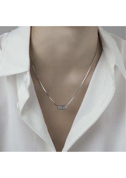 Yılan Kemiği Zincir Basit Erkek Retro Kolye Takı (Yurt Dışından) modelleri