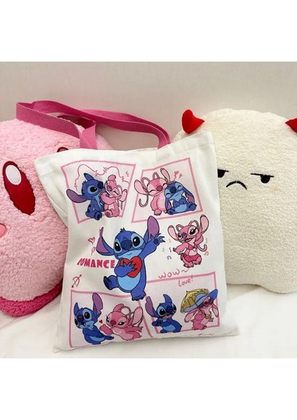 Dikiş Çantası Sevimli Karikatür Büyük Kapasiteli Omuz Çanta Çok Amaçlı Tuval Bagcolor: A (Yurt Dışından)