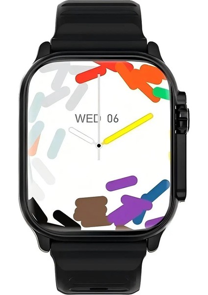 T800 Ultra Akıllı Saat Erkekleri 49MM Seri 8 2.2 "amoled Screce Nfc Pusula Su Geçirmez Apple Watch Lwo Ultra 8 Smartwatchcolor: Siyah Bant (Yurt Dışından)