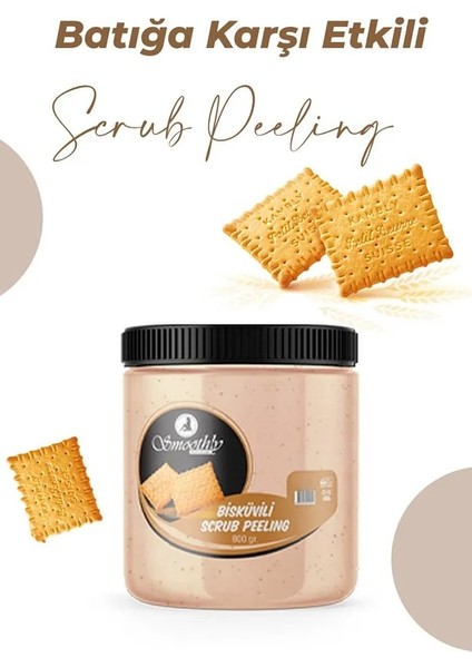 Bisküvi Aromalı Canlandırıcı & Yumuşatıcı El Ayak ve Vücut Bakım Peelingi 800GR fiyatları