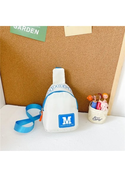 Çocuklar Göğüs Çantası Çocuk Şık Omuz Diyagonal Çanta Çanta Kız Seyahat Çantaları Karikatür Hafif Rahat Çanta Durablecolor: Açık Mavi (Yurt Dışından)