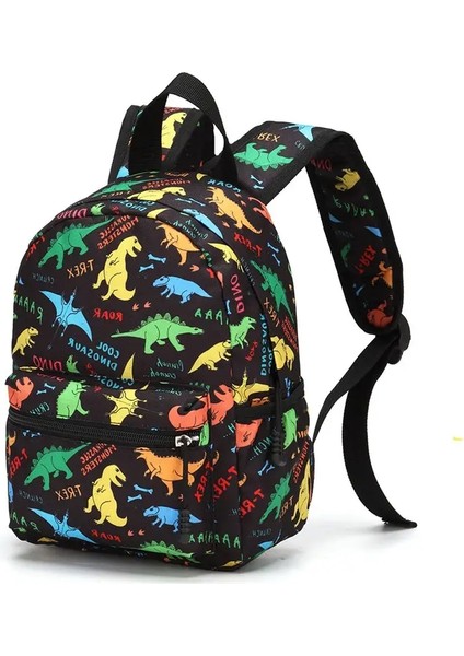 Çocukların Ayarlanabilir Omuz Sırt Çantası Karikatür Sevimli Çantalar Erkek Kızlar Öğrenciler Büyük Kapasiteli Sırt Çantaları Çocuklar Okul Seyahat Çantası Renk: Renk Dinozor (Yurt Dışından)