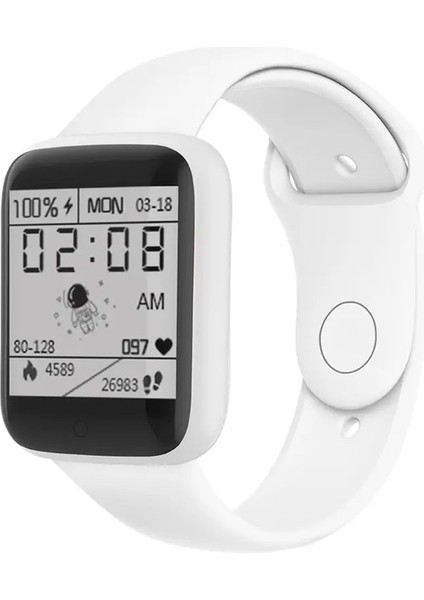 Çok Işlevli Akıllı Saat Erkekleri Kadın Bluetooth Uygun Bağlı Telefon Müzik Fitness Spor Bilezik Uyku Monitör: B (Yurt Dışından)