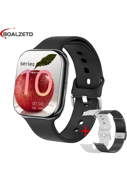 Yeni Saat 9 Gps Izleme Akıllı Izle Erkek Kadın Kalp Hızı Vücut Some Izleme Bluetooth, Android Için Su Geçirmez Aramalar Ios Renk: Siyah Mesh (Yurt Dışından)