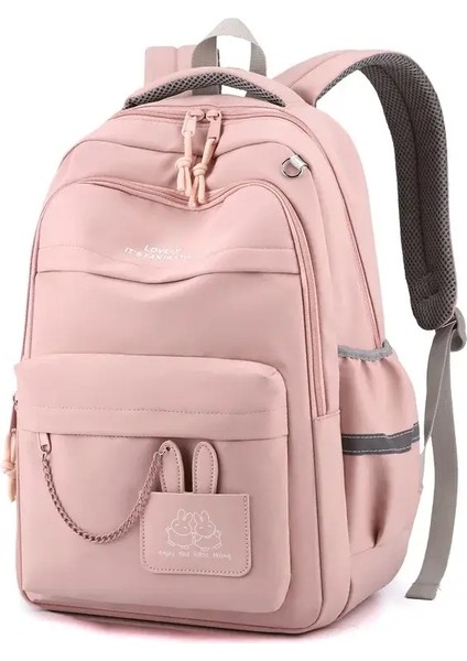 Büyük Kapasiteli Çocuk Kitap Çantası Kızlar Pembe Okul Çantası Ilköğretim Öğrencileri Hediye Backpack Шшные Ююаки 1 Касс Kızlar Için Sırt Çantası: Pembe (Yurt Dışından)