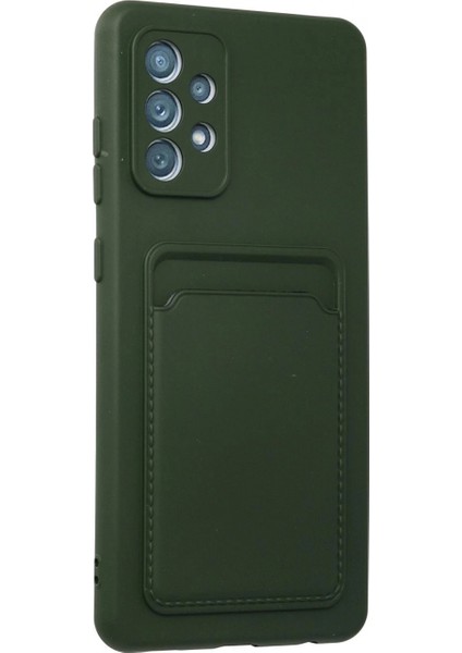 Samsung Galaxy A23 4g Kılıf Kelvin Kartvizitli Silikon - Koyu Yeşil fiyatları