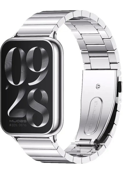Mi Band 9 Pro Strap Için Mi Band 8 Pro Strap Için Xiao Mi Smart Band 8 Pro Bileklik Pro Bileklik Metal Izleme Band Renk: Silver 2/boyut: Mi 8 Pro 9pro Için (Yurt Dışından)