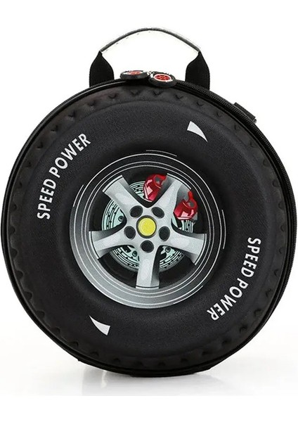 Güzel Çocuklar Küçük Sırt Çantası 3D Araba Lastik Çocukları Okul Çantası Eva Tekerlek Anaokulu Çantası Yaş 3-5 Erkek Kız Çocuk Kawaii Okul Bagcolor: Kırmızı (Yurt Dışından)