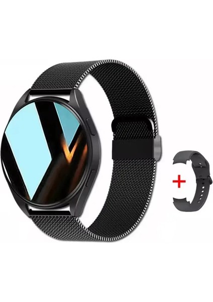 Yeni Akıllı Saat Kadınları 1.28 "renkli Ekran Bluetooth Çağrı Kalp Atış Hızı Sağlık Izleme Samsung Watches 6 Pro Updatecolor: Siyah (Yurt Dışından)