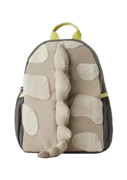 2025 Yeni Çocuklar Sırt Çantası Sevimli Karikatür Dinozor Kızlar Erkek Sırt Çantası Tuval Çocuk Schoold Bags Anaokulu Backpackcolor: Bej/boyut: 29CMX23CM (Yurt Dışından)