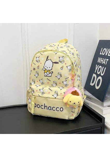 Ortaokul Öğrencisi Sevimli Kız Sırt Çantası Hafif Seyahat Öğrenci Büyük Kapasite Çok Yönlü Sırt Çantası Renk: Elle (Yurt Dışından)