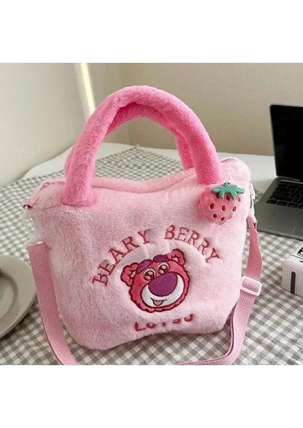 Miniso Moda Dikiş Disney Sevimli Çizgi Film Çanta Gündelik All-Mwch Crossbody Çanta Taşınabilir Anime Çanta Tote Moda Backpackscolor: B (Yurt Dışından)