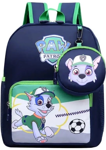 Paw Patrol Sırt Çantası Okul Çantası Yüksek Kapasiteli Su Geçirmez Seyahat Depolama Çantası Öğrenci Chase Sky School Bag Çocuk Hediyeleri Renk: C (Yurt Dışından)