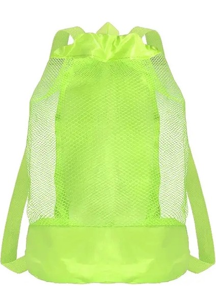 Yeni Moda Şeffaf Sırt Çantaları Erkekler ve Kızlar Için Ağ Sırt Çantası Hafif Beach Bag Seyahat Siyah Öğrenci Çantalar Sırt Çantası: Gül/boyut: 23X50CM (Yurt Dışından)