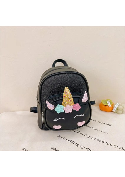 Işlemeli Sevimli Çizgi Film Pu Çanta, Hafif Seyahat Açık Atıştırmalık Çantası, Tek Boynuzlu At Çanta, Kişiselleştirilmiş Özel Isim Çocuklar Hediye Bagcolor: Pink/boyut: Gerek Yok (Yurt Dışından)