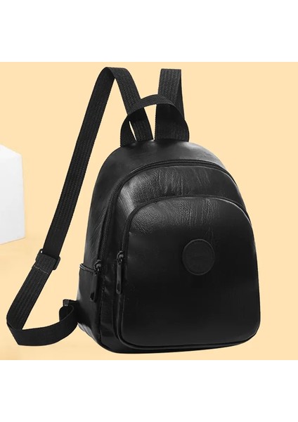 Erkek ve Kadın Çift Omuz Çantası-Mini Şık, Hafif, Çok Yönlü, Çok Amaçlı, Sıradan Küçük Backpackcolor: BJ80257BLACK (Yurt Dışından)
