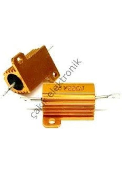Çin RES-22R/25W ,22 OHM/25W Alüminyum Direnç