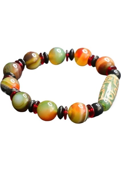 Dokuz Gözlü Dzi Boncuk Akik Bilezik Renkli Bilezik Takı (Yurt Dışından) modelleri