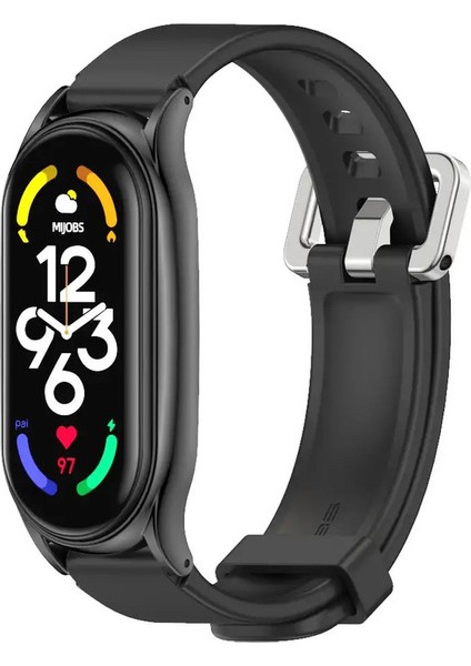 Mı Band 9 10 8 7 6 5 4 3 Bileklik Bileklik Xiaomi Akıllı Bant 8 Mı Band 7 Sebzesi Amazfit Band 5 Strap Rengi: Artı Siyah/boyut: Mi Bant 10 Için (Yurt Dışından)