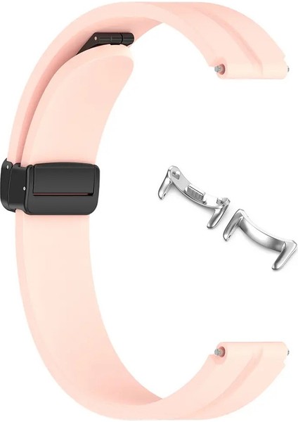 Manyetik Silikon Xiaomi Akıllı Band 9/ Mi Band 8 Bilezik Kadın Erkek Erkekler Esnek Yumuşak Spor Bilek Rengi: Pembe (Yurt Dışından)