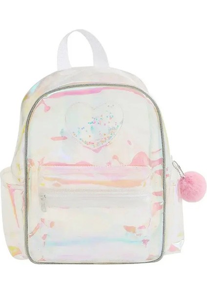 Çocuk Pvc Şeffaf Seyahat Çantaları Için Çocuklar Sırt Çantası Su Geçirmez Anne Çocuk Çantaları Kız Okulu Okul Çantaları Mochila Infantilcolor: Mor (Yurt Dışından)