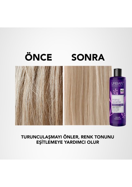 Turunculaşma Karşıtı SÜLFATSIZ Mor Saç Bakım Şampuanı 250 ml fırsatları