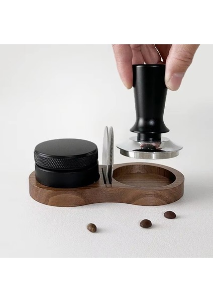 Evrensel Kahve Gereçleri Saklama Tabanı, 51-58MM Ceviz Toz Dağıtıcı ve Su Dağıtım Ağı (Yurt Dışından) fiyatları